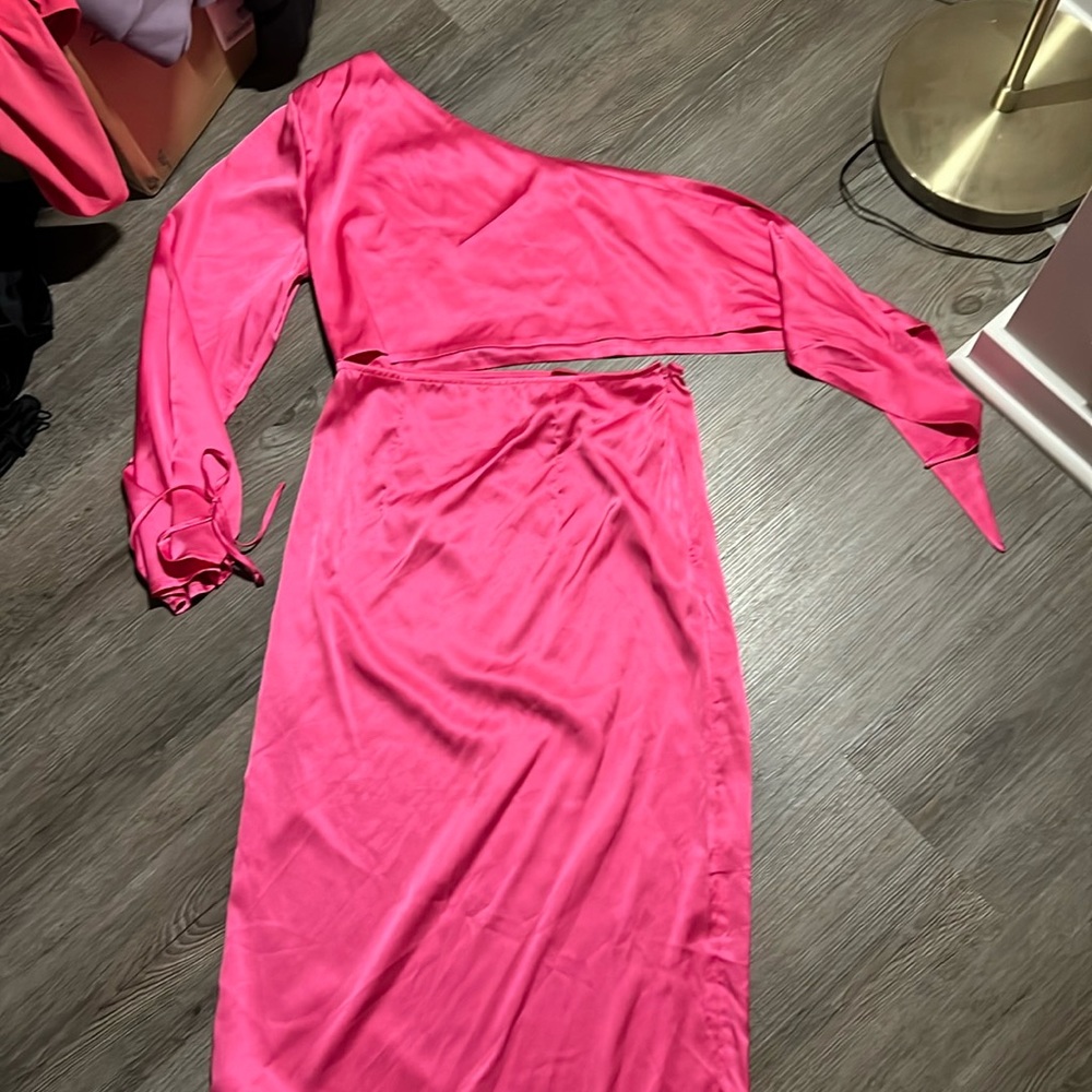 100% silk dress